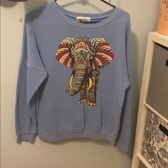 Elephant Crewneck Sweatshirt - Picture 1 of 1